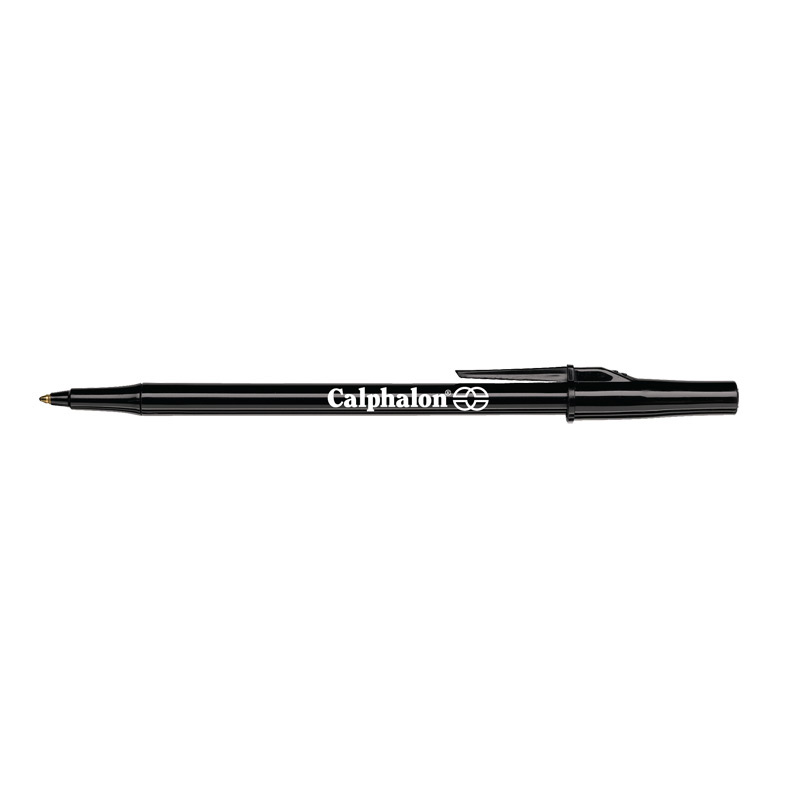 Paper Mate Write Bros/ Black Barrel Stick Pen w/ Black Trim & Ink